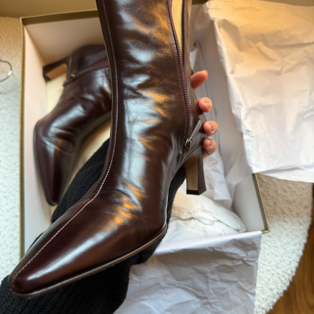 Bobbies Paris Emilie Boot (Burgundy) (size 38) - Picture 5 of 9
